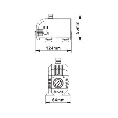 BluFlow Control 900 - Regelbare Fonteinpomp - 20 watt - Met Fonteinset